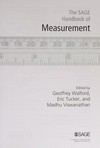 The Sage handbook of measurement /