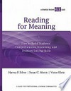 Reading for meaning : how to build students' comprehension, reasoning, and problem-solving skills /