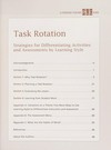 Task rotation : strategies for differentiating activities and assessments by learning style /