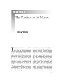 Handbook of constructionist research /