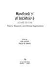 Handbook of attachment : theory, research, and clinical applications /