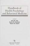 Handbook of health psychology and behavioral medicine /