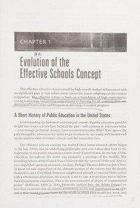 What effective schools do : re-envisioning the correlates /