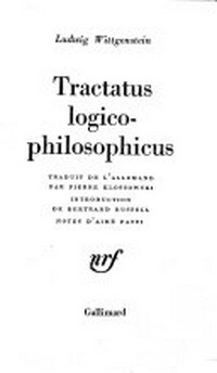 Tractatus logico-philosophicus /