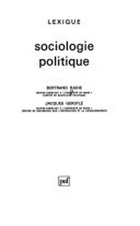 Sociologie politique /