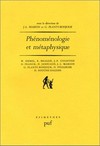 Phénoménologie et métaphysique /