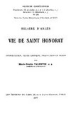 Vie de saint Honorat /