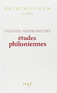 Études philoniennes /
