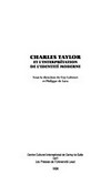 Charles Taylor et l'interprétation de l'identité moderne /