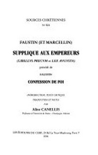 Supplique aux empereurs : (Libellus precum et Lex Augusta) /