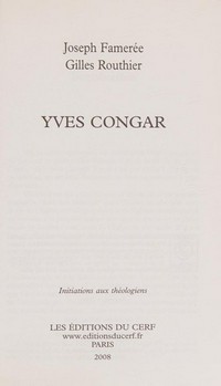Yves Congar /