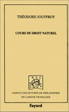Cours de droit naturel, professé à la Faculté des lettres de Paris : 1834-1835 /