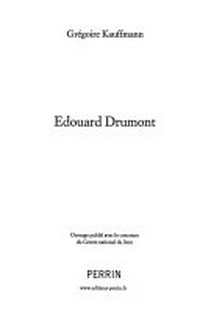 Edouard Drumont /