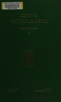 Gregorii Acindyni Refutationes duae operis Gregorii Palamae cui titulus Dialogus inter Orthodoxum et Barlaamitam /