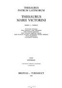 Thesaurus Marii Victorini /