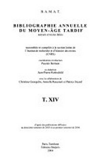Bibliographie annuelle du Moyen-Âge tardif : auteurs et textes latins /