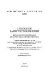 L'École de Saint-Victor de Paris : influence et rayonnement du Moyen-Âge à l'époque moderne /