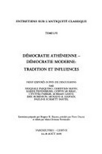 Démocratie athénienne - Démocratie moderne : tradition et influences : neuf exposés suivis de discussions /