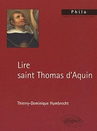 Lire saint Thomas d'Aquin /