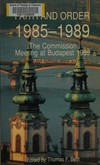 Faith and order 1985-1989 : the commission meeting of Budapest 1989 /