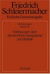 Vorlesungen über die kirchliche Geographie und Statistik /