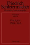 Predigten 1809-1815 /