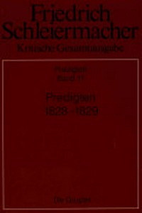 Predigten 1828-1829 /