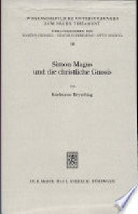 Simon Magus und die christliche Gnosis /