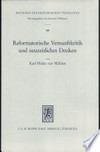 Reformatorische Vernunftkritik und neuzeitliches Denken : dargestellt am Werk M. Luthers und Fr. Gogartens /