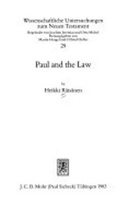 Paul and the law /