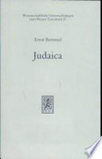 Judaica : kleine Schriften /