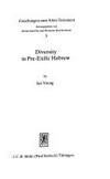 Diversity in pre-exilic Hebrew /