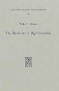 The mysteries of righteousness : the literary composition and genre of the Sentences of Pseudo-Phocylides /