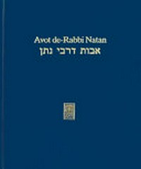 Avot de-Rabbi Natan : synoptische Edition beider Versionen /