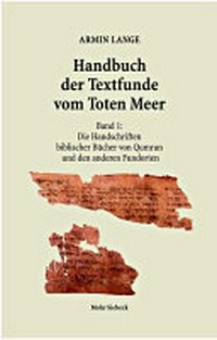 Handbuch der Textfunde vom Totem Meer /
