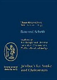 Bau und Schrift : Studien zur Archäologie und Literatur des antiken Christentums für Hans Reinhard Seeliger /