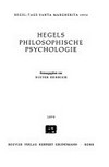 Hegels philosophische Psychologie /