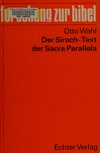 Der Sirach-Text der Sacra Parallela /
