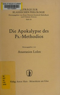 Die Apokalypse des Ps.-Methodius /