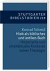 Hiob als biblisches und antikes Buch : historische und intellektuelle Kontexte seiner Theologie /