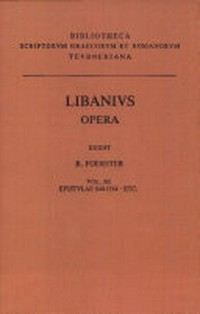 Libanii Opera /
