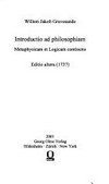 Introductio ad philosophiam : metaphysicam et logicam continens /