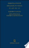 Metaphysicae systema methodicum : libris quinque per theoremata et problemata selecta concinnatum /