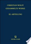 Erfahrung und Wissenschaftstheorie bei Christian Wolff : Quellen und Probleme /