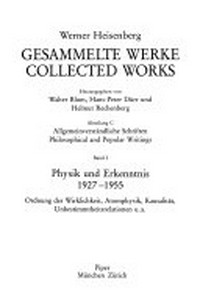 Gesammelte Werke = Collected Works : Abt. C. Allgemeinverständliche Schriften = Philosophical and popular writings /