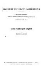 Case-marking in English /