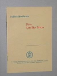 Über Aemilius Macer /