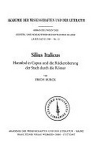 Silius Italicus : Hannibal in Capua und die Rückeroberung der Stadt durch die Römer /