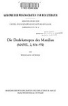 Die Dodekatropos des Manilius (Manil. 2, 856-970) /