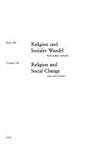 Religion und sozialer Wandel und andere Arbeiten = Religion and social change and other essays /